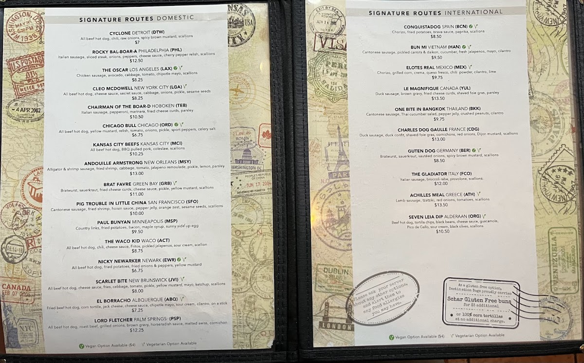 Destination Dogs Menu - Image 2